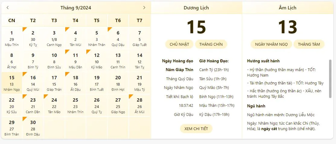 13/8 âm là ngày bao nhiêu dương? Ngày này tránh làm việc sau kẻo tứ bề trắc trở