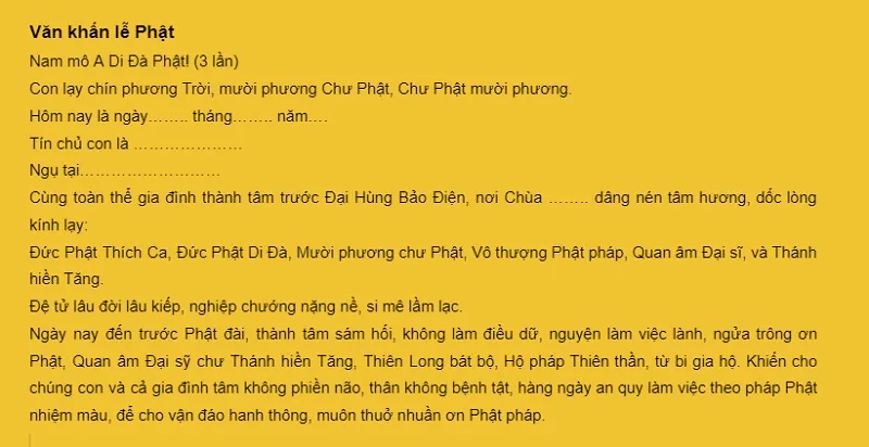 5+ bài văn khấn đi chùa ngắn gọn, dễ nhớ, cầu tài lộc, bình an cho cả nhà