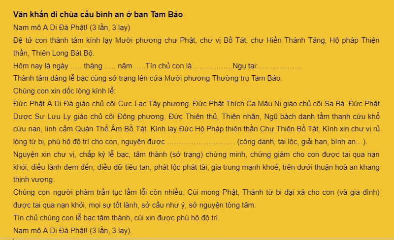 5+ bài văn khấn đi chùa ngắn gọn, dễ nhớ, cầu tài lộc, bình an cho cả nhà