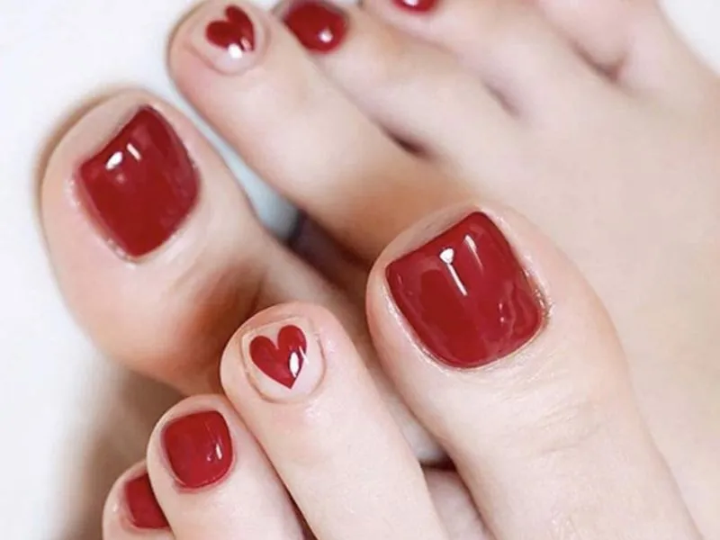 Gợi ý 40+ mẫu nail chân Tết 2024 cực xinh yêu cho các nàng