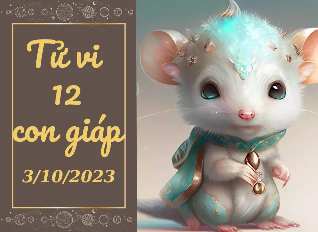 Tử vi hôm nay 3/10/2023 của 12 con giáp: Tý thành công, Sửu thoải mái