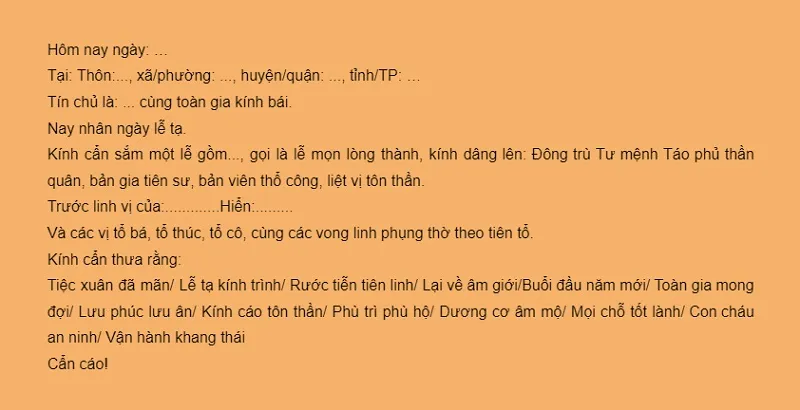 Văn khấn hóa vàng Tết Giáp Thìn 2024 giúp cả năm làm ăn thuận lợi, hanh thông