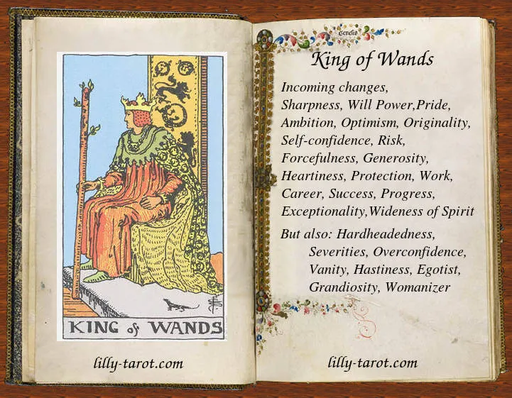 Ý nghĩa King of Wands trong Tarot: lá bài đại diện quyền lực