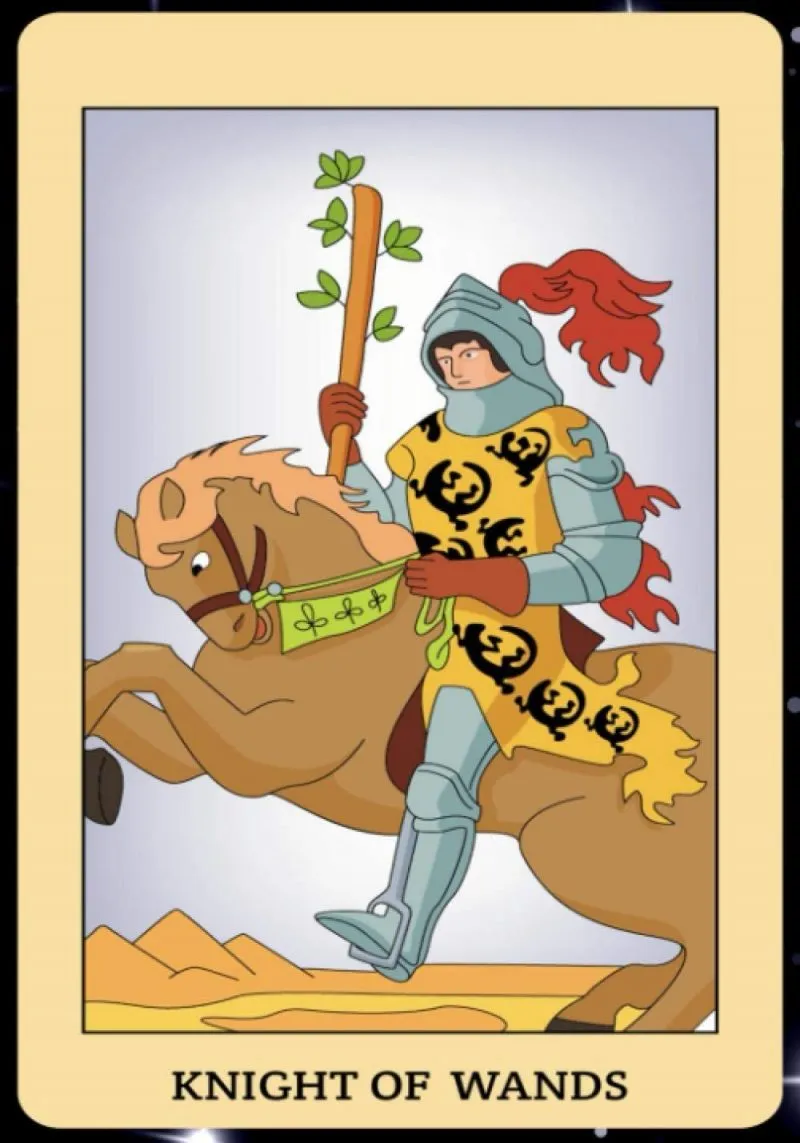 Ý nghĩa lá Knight of Wands: Bất ngờ với khởi sắc trong công việc và tình yêu